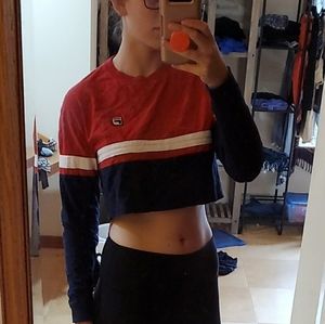 Fila long sleeve crop L